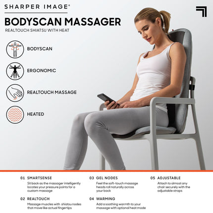 Masážní křeslo Smartsense Shiatsu Realtouch