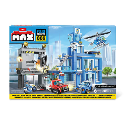 Stavebnice Max City Policejní stanice, 889 ks