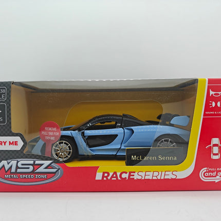 Kovový model auta McLaren Senna, měřítko 1:32