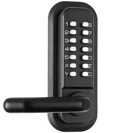 Mechanical Keyless Door Lock, 14-Digit Keypad, Outdoor, Zinc Alloy
