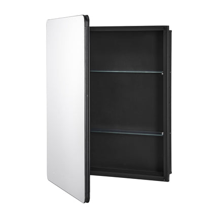 Medicine Cabinet 24 x 30, Mirrored, Recessed or Wall-Mount