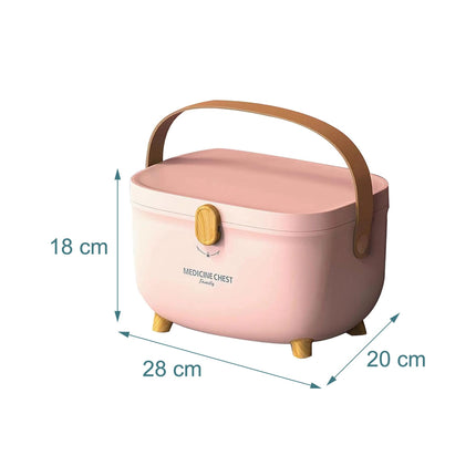 Box na léky – velká přihrádka, 3dílná miska