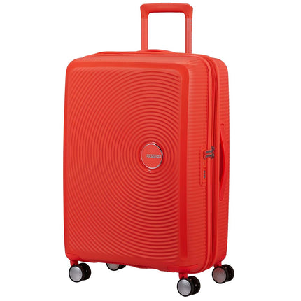 Neonově oranžový kufr střední, Soundbox 67 cm