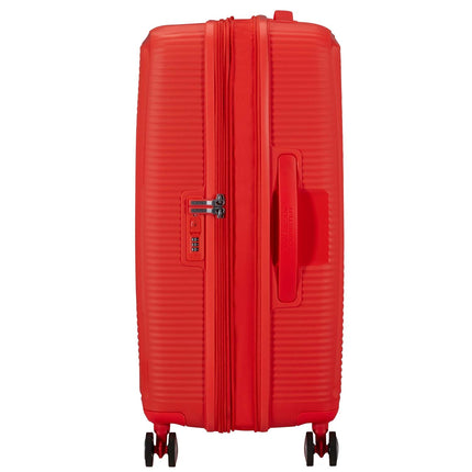 Neonově oranžový kufr střední, Soundbox 67 cm