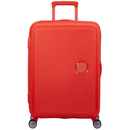 Neonově oranžový kufr střední, Soundbox 67 cm