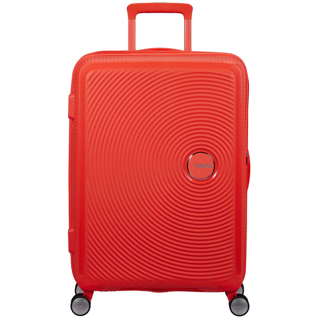Neonově oranžový kufr střední, Soundbox 67 cm