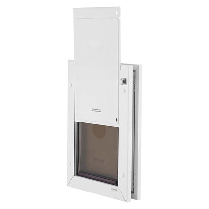 Medium Pet Door – Magnetic Double Flap, Metal Frame, Weatherproof