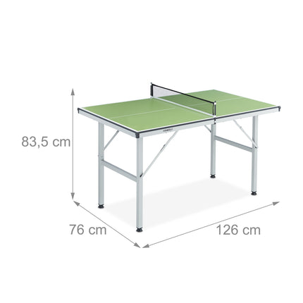 Stůl na stolní tenis střední zelená