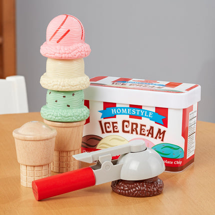 Melissa & Doug hrací set zmrzlina Scoop & Stack