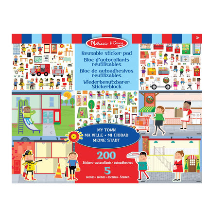 Melissa & Doug Reusable Sticker Pad My Town