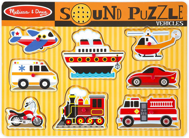 Melissa & Doug Vehicles Sound Puzzle