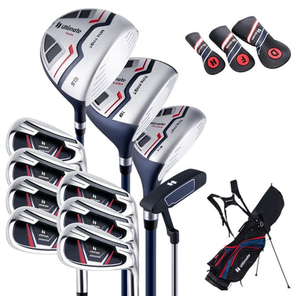 Pánská sada golfových holí 11dílná, pro praváky s krytem proti dešti