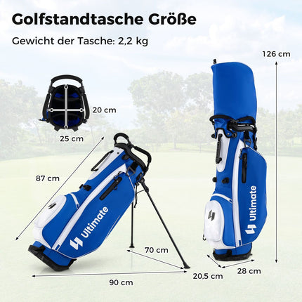 Pánská sada golfových holí 15dílná s bagem – pro praváky
