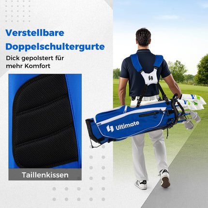 Pánská sada golfových holí 15dílná s bagem – pro praváky