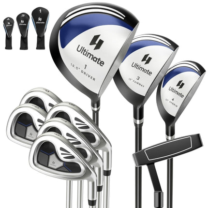 Pánská sada golfových holí 9dílná pro praváky s kryty