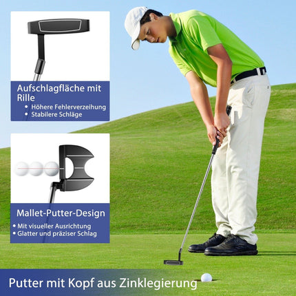 Pánská sada golfových holí 9dílná pro praváky s kryty