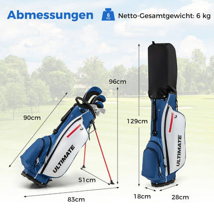 Pánská kompletní sada golfových holí 9dílná s bagem