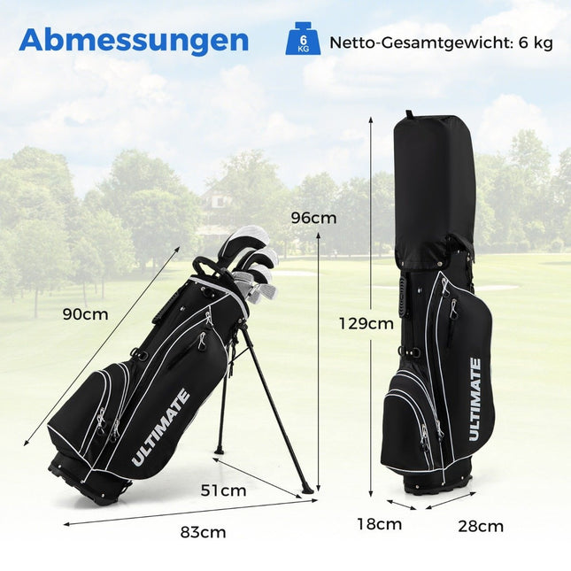 Pánská kompletní sada golfových holí, 10dílná, pro praváky