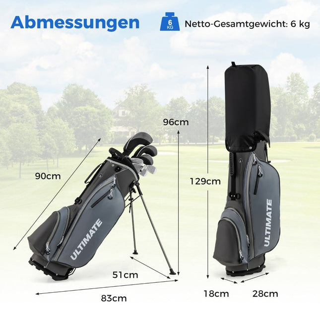 Pánská kompletní sada golfových holí, 10dílná, pro praváky