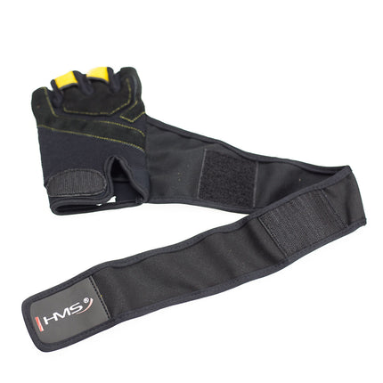 Pánské fitness rukavice XXL, černá/žlutá