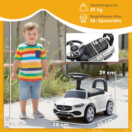 Dětské vozítko Mercedes-Benz 18-36 měsíců, bílá