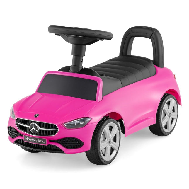 Dětské vozítko Mercedes-Benz s volantem a úložným prostorem