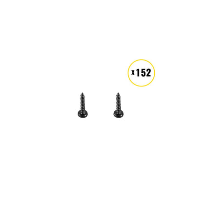 Metal Deck Balusters, 76-Pack 29.5-Inch Aluminum Black