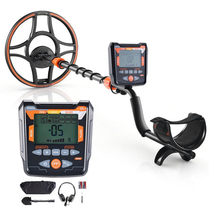 Metal Detector, 12-Inch IP68 Coil, Display, Headphones