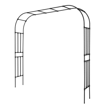 Metal Garden Arbor Arch 2.4 x 2.5m With Stakes