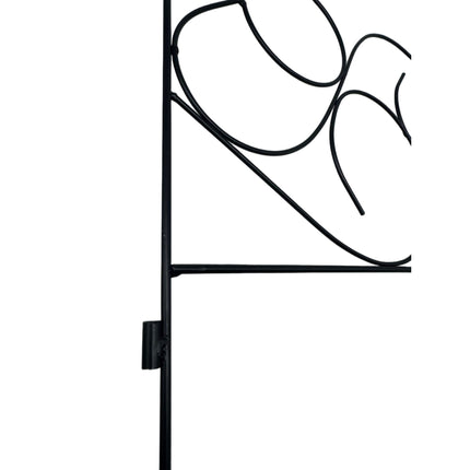 Kovové zahradní obrubníky, 8 ks, secesní design