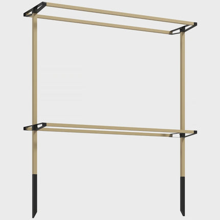 Metal Garden Trellis, Adjustable Height, Weather-Resistant