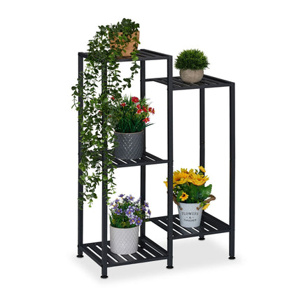 Metal Plant Stand, Multi-Tier, Powder-Coated Steel