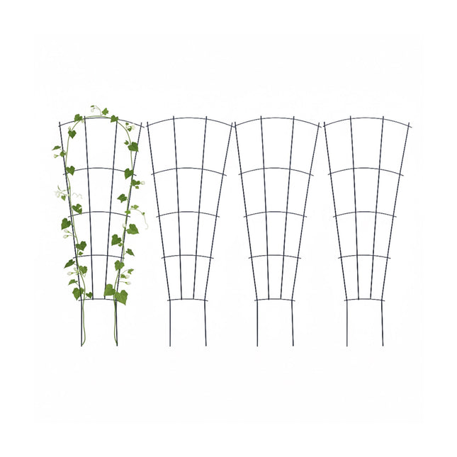 Metal Plant Trellis Set, 4-Pack – Indoor/Outdoor Use