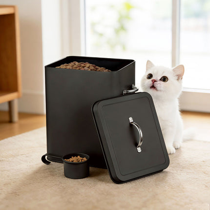 Kovový úložný box s víkem, objem 6L