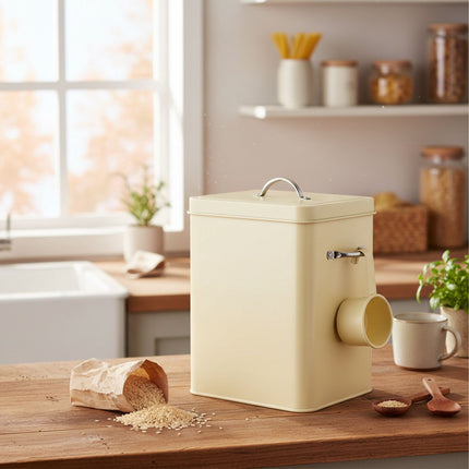 Kovový úložný box s víkem, objem 6L