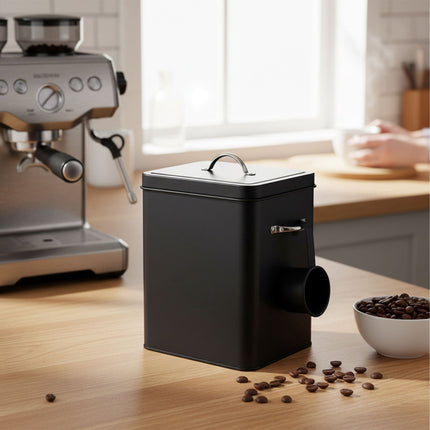 Kovový úložný box s víkem, objem 6L