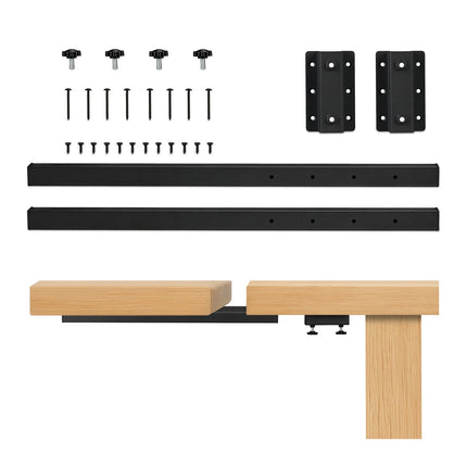 Kovový nástavec stolu – 60 cm, práškově lakovaný, stabilní