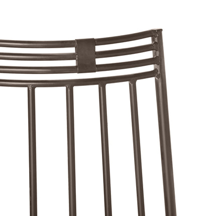 Lavice okolo stromu kovová půlkruhová pro kmeny 37 cm, 135 x 70 x 85 cm