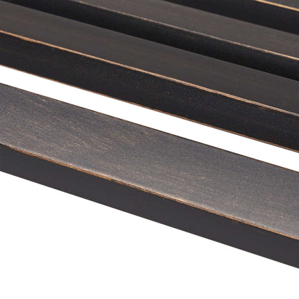 Metal garden bench