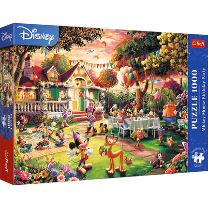 Mickey Mouse Geburtstagsparty-Puzzle, 1000 Teile, Premium-Qualität