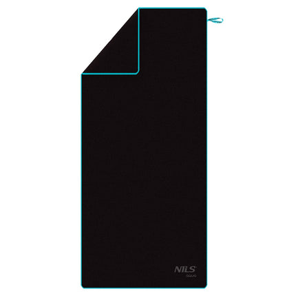 Ručník z mikrovlákna 200x90 cm, černo-modrá