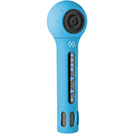 Mikrofon s Bluetooth reproduktorem, modrá