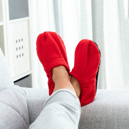 Nahřívací pantofle do mikrovlnky InnovaGoods, červená