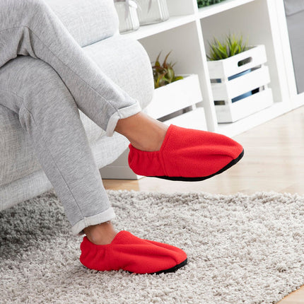 Nahřívací pantofle do mikrovlnky InnovaGoods, červená
