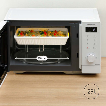 Mikrovlnná trouba 29L 1000W, bílá