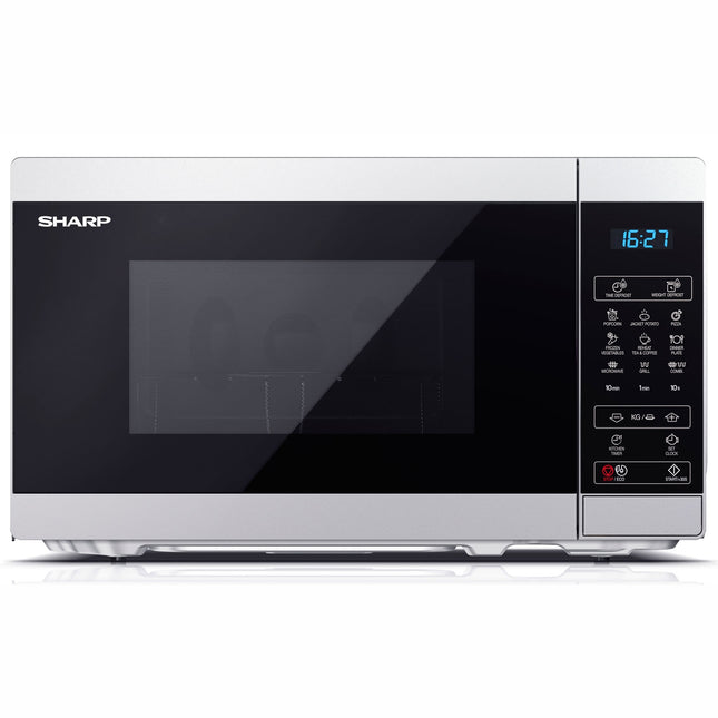 Mikrowelle 20l Digitalanzeige 800W Silber