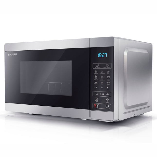 Mikrowelle 20l Digitalanzeige 800W Silber