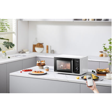 Mikrovlnná trouba 23L, 3 v 1 gril/horkovzdušná fritéza 900/1000/1700W