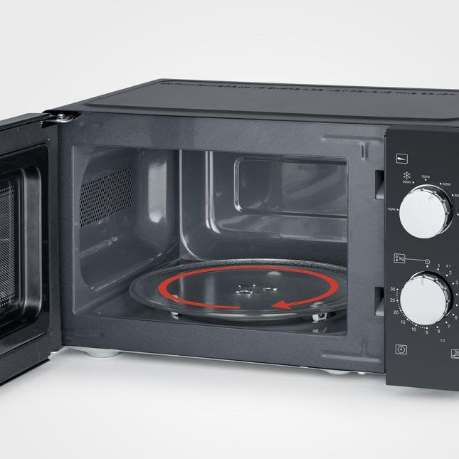 Mikrowelle Schwarz 700W 17 Liter MW 7886