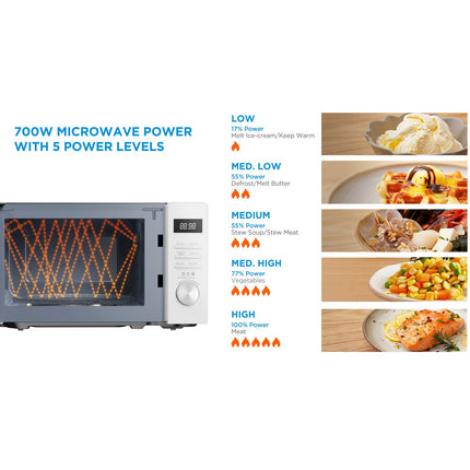Mikrovlnná trouba s grilem 20L 700/1000W